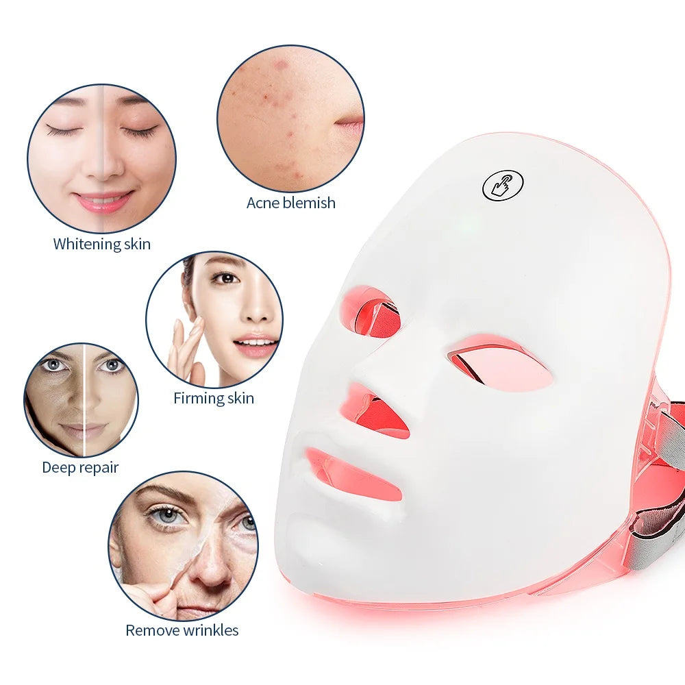 7-in-1 Light Therapy Face and Neck Mask